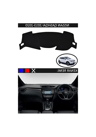 Siyah Torpido Koruma Halısı, Nissan Qashqai 2013-2020 Uyumlu