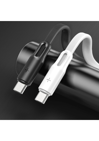 Rock S1 Micro Usb Şarj Ve Data Kablosu Flat Yassı 1Mt 2A Siyah