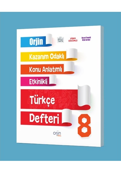 Orjin 8.Sınıf Türkçe Defteri