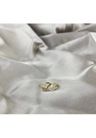 Çgk Çiğdem Gürel Kuyumculuk Sonsuzluk Altın Yüzük Yzy003 14yeni0060 Gold