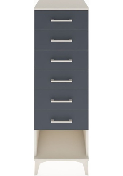Hyperion Dolap 6 Çekmeceli 44x44x134 Aytaşı-antrasit Aytaşı Hyperion Dolap 6 Çekmeceli 44x44x134 Aytaşı-antrasit Aytaşı