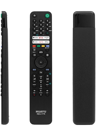 Huayu Kl Rm-l1770 Sony Youtube-prıme Vıdeo-google Play-netflıx-dısney Tuşlu Lcd Led Tv Kumanda