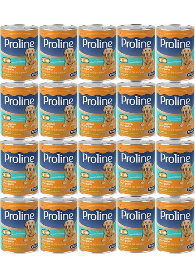 Pro Line Kuzu Etli ve Bal Kabaklı Yetişkin Köpek Konservesi 20 x 395 G