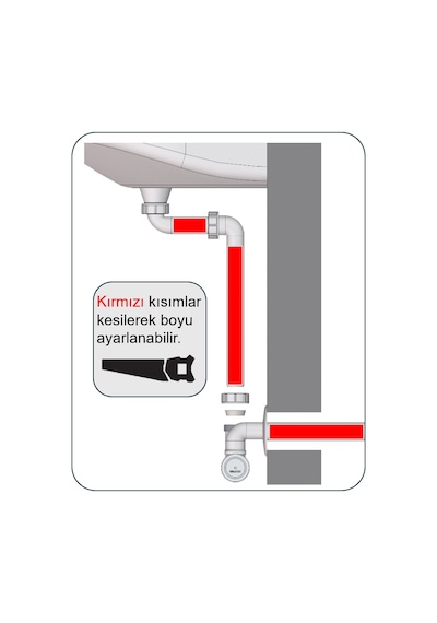 Dallmer Yer Kazandıran Lavabo Sifonu Paslanmaz Pop-up Süzgeçli Kolay Temizlenir Koku Önleyici Gider