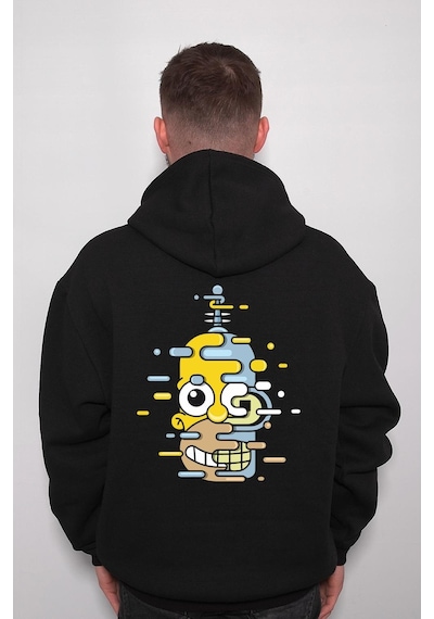 Simpsons Robotix Robot Sweatshirt Unisex Kapüşonlu Hoodie 001