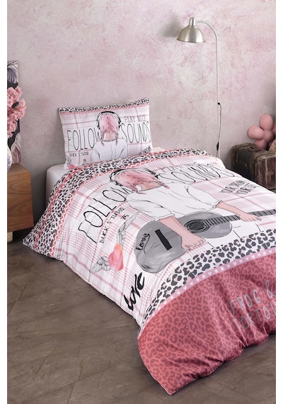 Varol Laura Home %100 Pamuk Saten Genç Nevresim Takımı - Sound