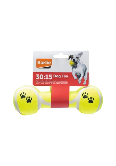 Karlıe Dumbell Şeklinde Tenis Topu Oyuncağı Sarı