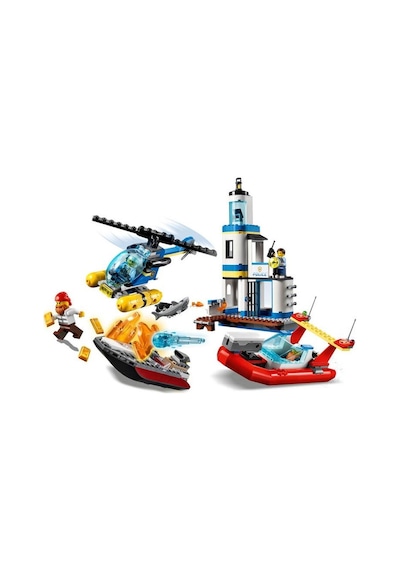 LEGO City 60308 Seaside Police And Fire Mission 297 Parça