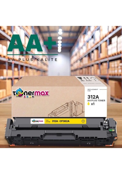 Hp 312a Cf382a Sarı Uyumlu Toner Aa Plus / Color Laserjet Pro Mfp M476dn / M476dw / M476nw