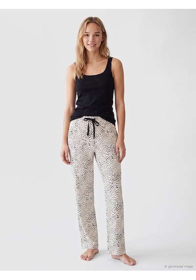 Lcw Dream Pembe Leopar Desenli Kadın Pijama Altı
