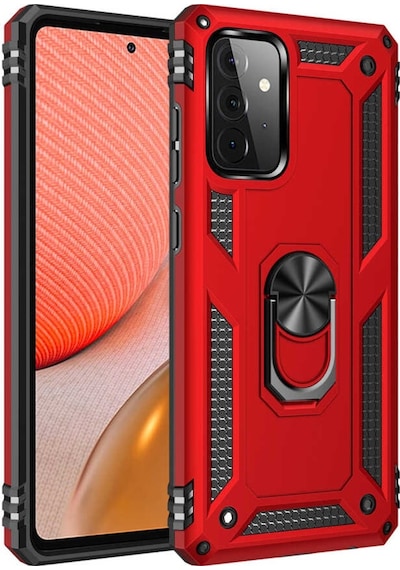 Samsung Galaxy Uyumlu A52 Kilif Yüzüklü Zirh Tank Vega 493922876