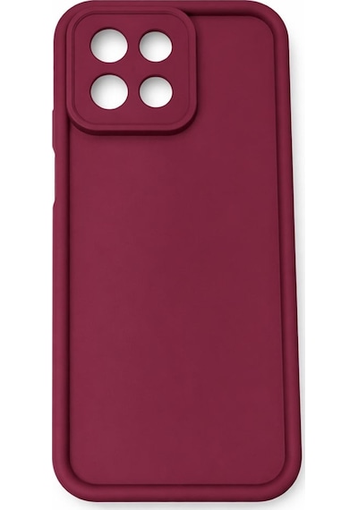 Tecno Spark30-5g/pova6neo-5g Uyumlu Kamera Çıkıntılı Mat Silikon Telefon Kılıfı Bordo