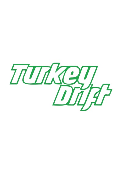 Turkey Drift Araba Sticker 17x17 Cm Yeşil