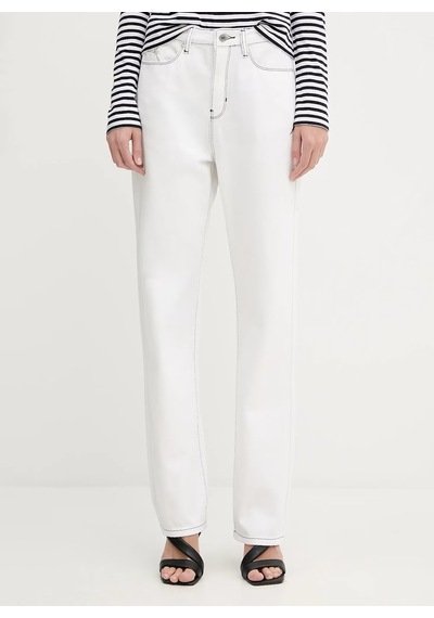 Karl Lagerfeld Beyaz Kadın Denim Pantolon A3w10014