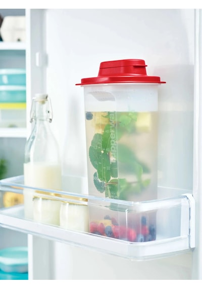 Tupperware Çok Amaçlı Sürahi 2 Litre Kırmızı Şeffaf