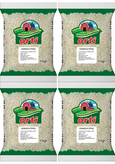 Orti Osmancık Pirinç 1 Kg x 4 adet