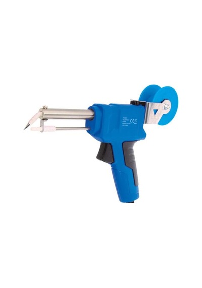 Zd-555 Lehim Tabancası, 30-60 Watt Ayarlı, Makaralı Lehim, Mavi