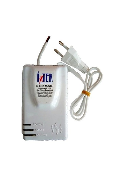 Itek Nys-02 Model Gaz Alarm Cihazı Doğalgaz Lpg Dedektörü