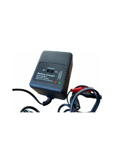 Tr 6v / 12v Kademeli Akü Şarj Cihazı Adaptör 6v/12v Led Şarj Durum Göstergeli Otomatik Şarj Kesme