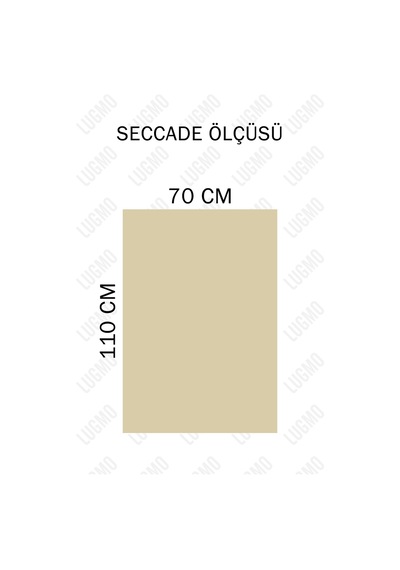 10 Adet Kadife Seccade Karışık Renkli 70cmx110cm 400gr Hac Ve Umre Çok Renkli