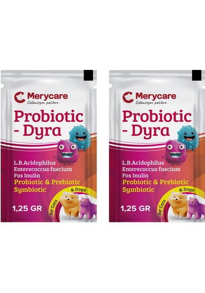 Merycare Kedi ve Köpekler İçin Probiyotik Dyra Prebiyotik Simbiyotik 10 x 1.25 G