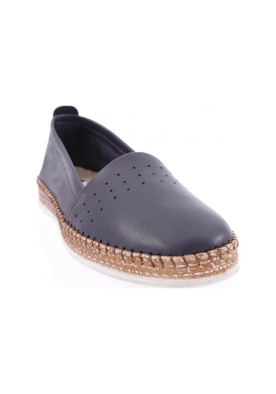Dgn P25-22y P25-1512-R1078 Soft Anatomic Footwear Deri Kadın Ayakkabı Lacivert