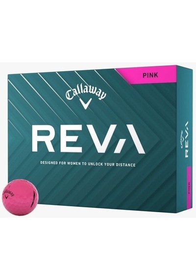 Callaway Reva Pembe Golf Topu - 3'lü Karışık