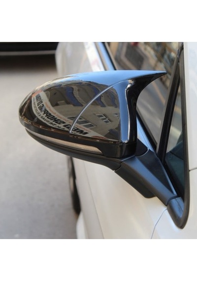 Golf 7 7.5 Batman Yarasa Ayna Kapağı Piano Black Abs Plastik