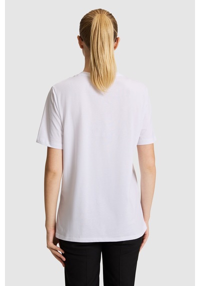 U.S. Polo Assn. U.s. Polo Assn. Kadın Beyaz Tişört Basic 50321690-vr013