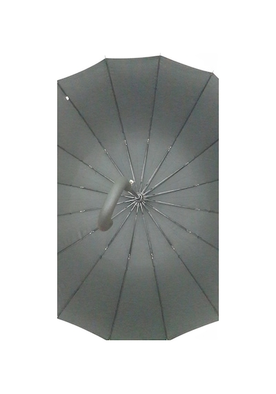 Erkek Protokol Baston Şemsiye 110 CM Çap Boy 90 CM Siyah