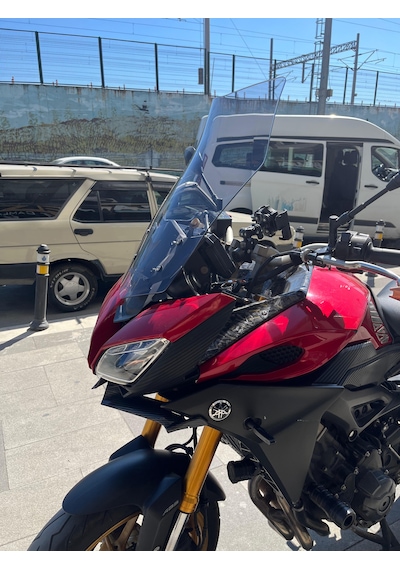 2016-19 Yamaha Mt07 Tracer Uzun Ön Cam Açık Füme Zeus 4mm 54cm Mt 07 Acik Füme