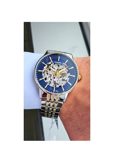 Skeleton G31275 - Özel Seri - Otomatik Erkek Kol Saati - İskelet Model - Ipgbl Lacivert
