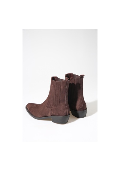 Kahverengi Chelsea Western Bot 122602 Kahverengi