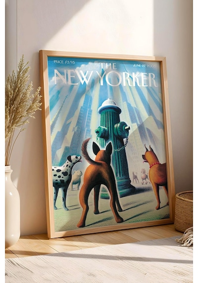 The New Yorker Çerçeveli Tablo June 27 2005