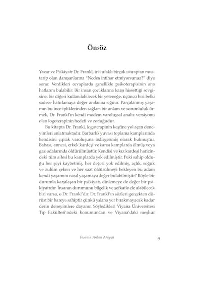 İnsanın Anlam Arayışı: Man&apos S Search For Meaning