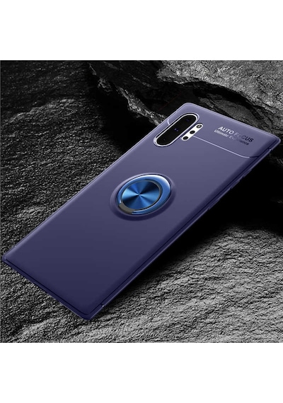 Samsung Galaxy Uyumlu Note 10 Plus Kilif Yüzüklü Tam Korumali Silikon 417329310
