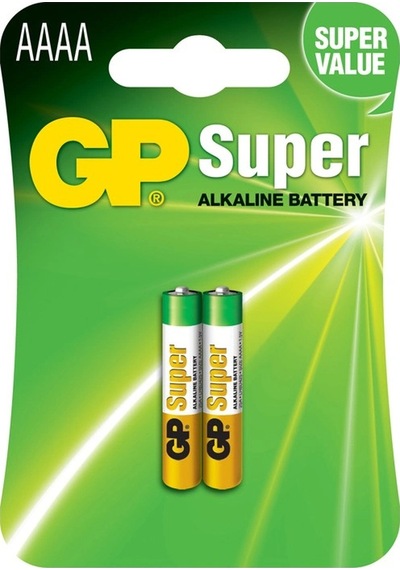 Gp Lr61 Aaaa 25a Super Alkalin Pil 2 Li