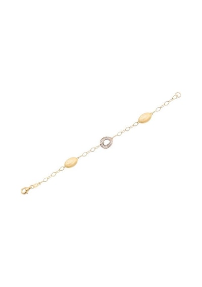 Gülaylar - Altın 14 Ayar Taşsız Klasik Bileklik N11.15067 Sarı Altın