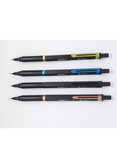 Blackline 0.7 Uçlu Kalem +0.7 Uç+2b Silgi Pembe Kasa Pembe