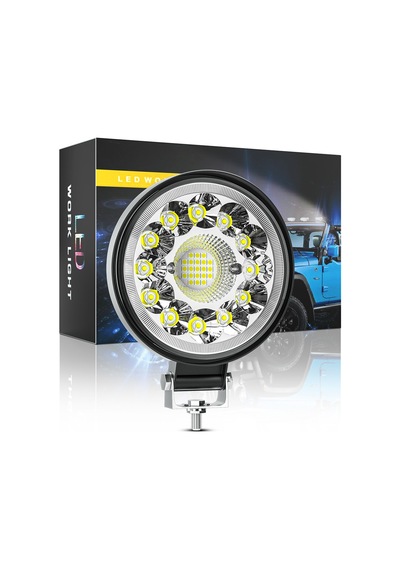 Off Road 33 Led 99 Watt Yuvarlak Sis Farı Projektör Çalışma Lamba