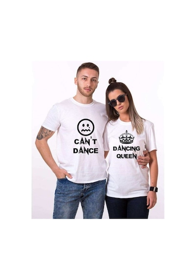 Tshirthane Dancing Dange Sevgili Kombinleri Tshirt Kombini Beyaz