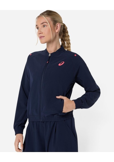 Asics Match Jacket Kadın Lacivert Ceket 2042a421-400