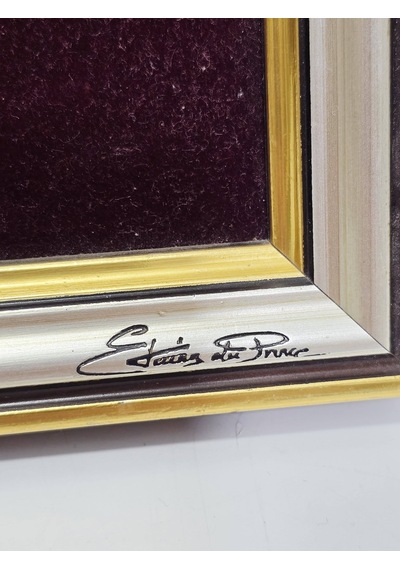Les Etains Du Prince Dua Eden Kız Çoçuğu Adlı Zın Çerçeve 24x18x2cm