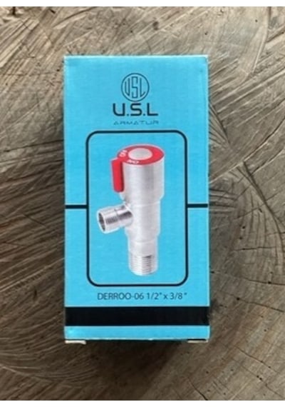 Usl Lüx Aç Kapa Mini Vana Klozet Vanası Ara Musluk Taharet Musluğu Gri