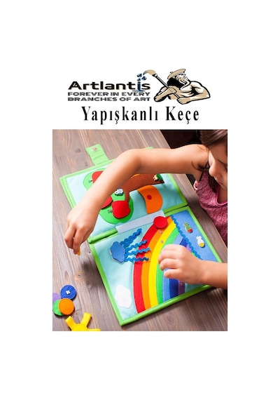 Mor Yapışkanlı Keçe 35x50 Cm 3 Adet 2.0 Mm Kendinden Yapışkanlı Renkli Hobi Keçesi Elişi Keçe Kumaşı Anasınıfı
