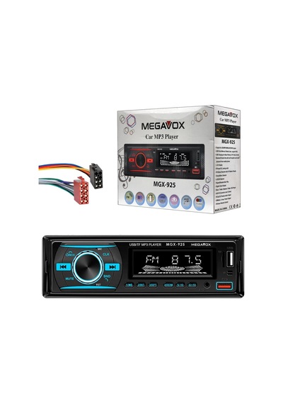 Megavox Mgx-925 Oto Teyp 4x50 Watt Bluetooth 2xusb Fm Aux 7 Renk