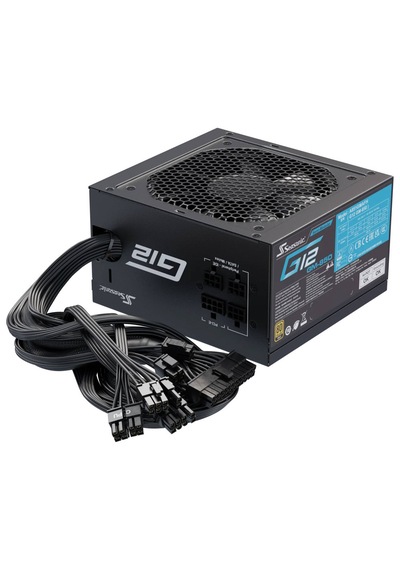 Seasonic G12 Gm 80 + Gold Güç Kaynağı, Modüler - 850 Watt, 120mm Fanlı Siyah