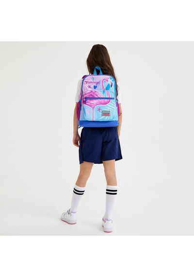 Coral High Kids Lavanta Pembe Flamingo Desenli 2'li Okul Çanta Seti Set0223705