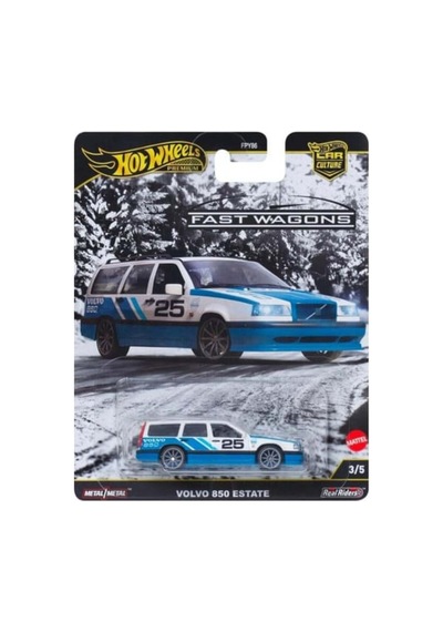 Premium Fast Wagons 5 Li Set Volvo 850, Mercedes E36, Audi Rs6, Subaru Stı Çok Renkli