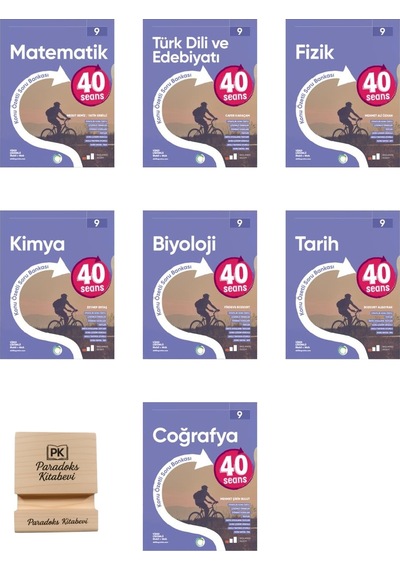 Okyanus 9. Sınıf 40 Seans Tüm Dersler Konu Özetli Soru Bankası 7li Set + Telefon Standı